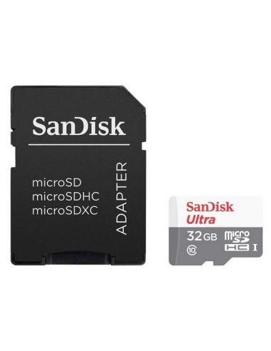 Sandisk microSD HC 32GB CL10 + Adaptador