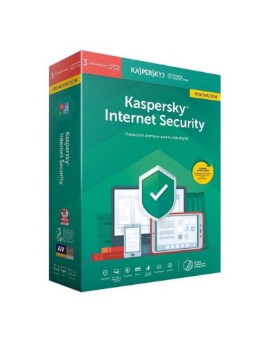 Kaspersky Internet Security 2020 3 Dispositivos 1 Año Renovación en TXETXUSOFT