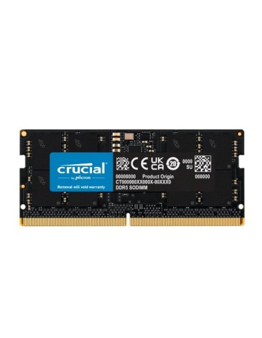 Crucial 16GB DDR5 SODIMM 4800MHz CL40 en TXETXUSOFT