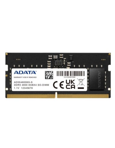 ADATA 8GB DDR5 SODIMM 4800MHz CL40 en TXETXUSOFT