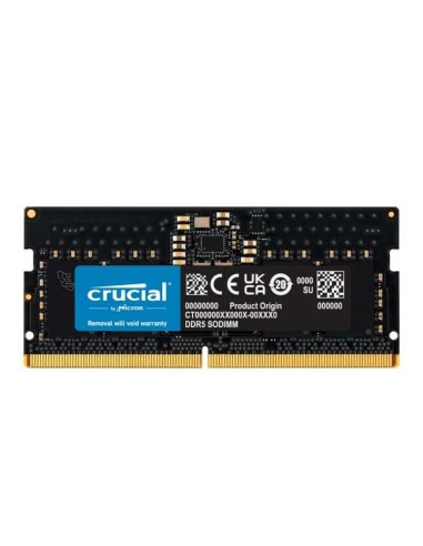 Crucial 8GB DDR5 SODIMM 4800MHz CL40
